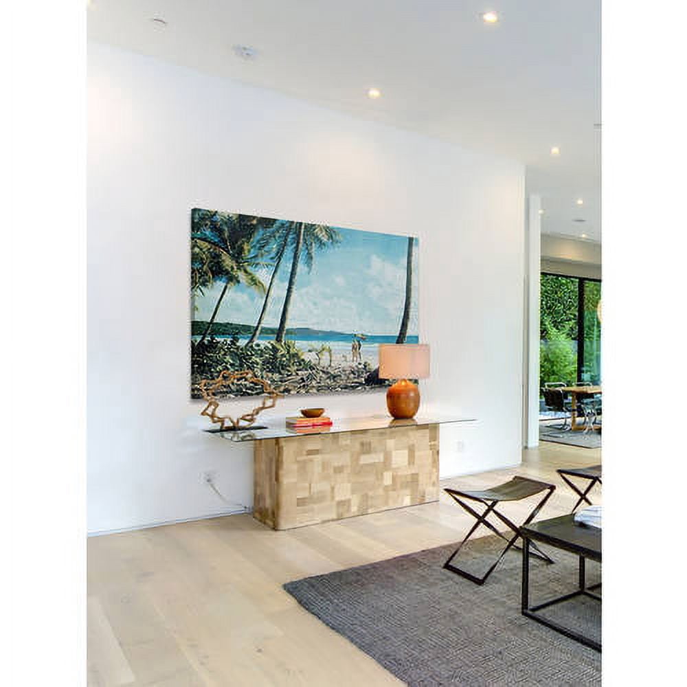 "Leaning Palms" Painting Print on Wrapped Canvas