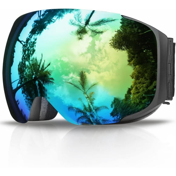 Ski Goggles,Findway Snowboard Snow Goggles Magnetic Interchangeable Dual Lens