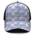 thumbnail image 2 of Christmas Baseball Cap – Stylish Spliced Design Adjustable Trucker Hat with Full Print Front & Brim, Breathable Cotton Blend Snapback for Sports, Travel & Daily Wear, 2 of 3