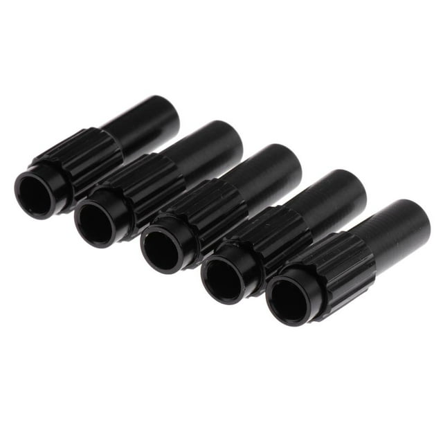 Adaptador de Ajuste de Cable de Cambio Indexado de Aleación de 5 Uds Macarena Ajustador del cable del cambio de bicicleta Negro