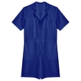 thumbnail image 5 of Zaldita Men's Rompers Jumpsuits Zipper Short Sleeve Loose Shorts Coverall Tracksuits with Pockets Royal Blue L, 5 of 7
