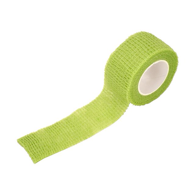 Accesorios auxiliares transpirables para envoltura de cinta de agarre de tatuaje desechable (verde) Ygjytge Cuidado Belleza