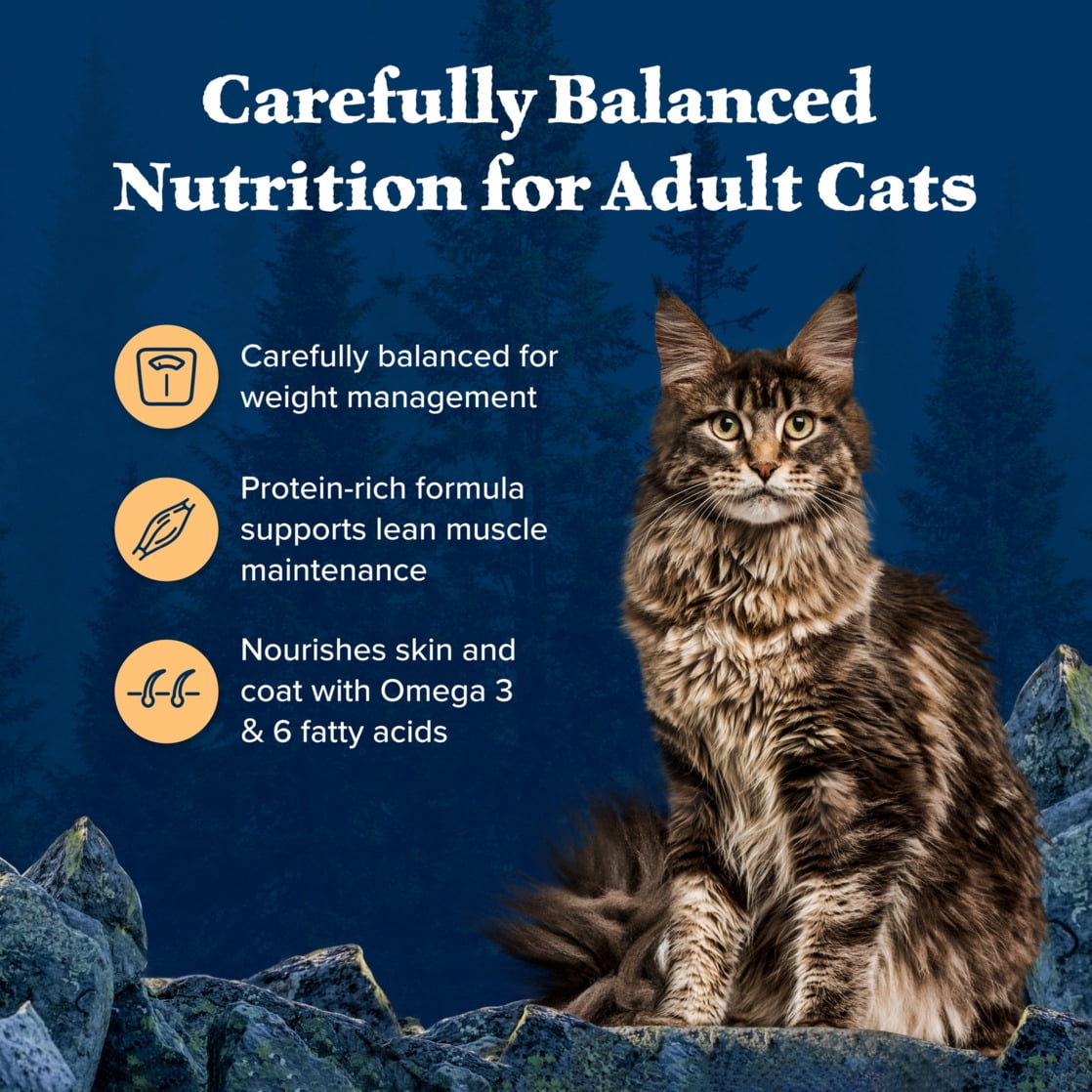 Blue Buffalo Wilderness Natural Dry Cat Food, Weight Control, Chicken, 11-lb. Bag