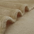 thumbnail image 6 of Unique Bargains Fuzzy Plush Flannel Fleece Throw Blanket Camel 78" x 90", 6 of 8