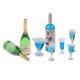 thumbnail image 1 of 1:12 Dollhouse Miniature Drinks Bottle Toy for Bar Pub Life Scene Decoration CUTICAT casa de muñecas vasos para beber, 1 of 8