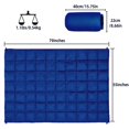 thumbnail image 2 of Manta de camping GLORSIGN, 203 x 152 cm, impermeable, ligera, azul marino, 2 of 7