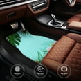 thumbnail image 4 of Balery Tropical Pineapple Pattern 4-Piece Floor Mats, Heavy-Duty Rubber Liners, Anti-Slip Design, All-Season Automotive Protection, Vehicles, Cars, Trucks, and SUVs, 4 of 5