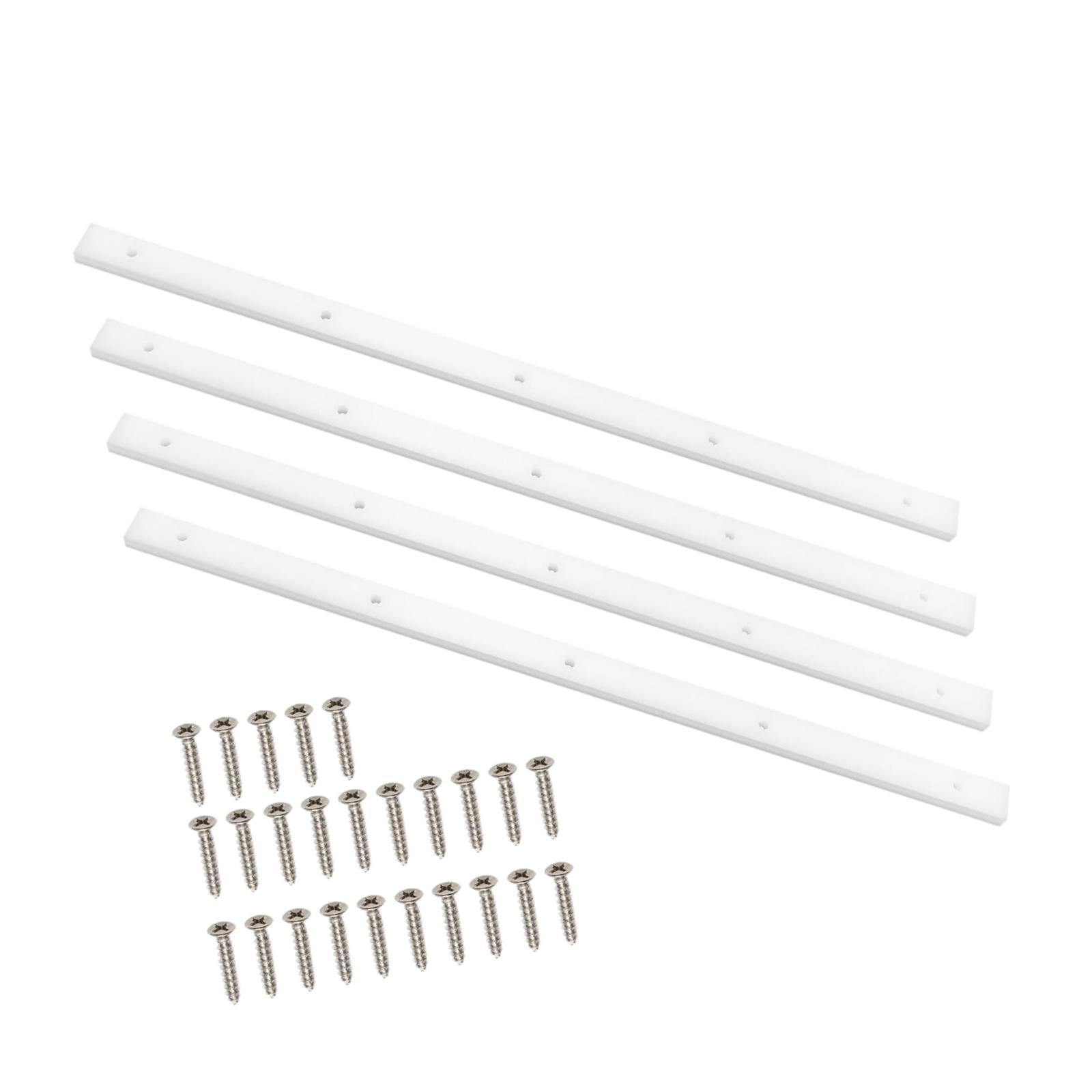 CarpNettore 4 Pieces Table Saw Crosscut Sled Table Saw Runner for 3/4"x3/8" Miter Slot 43 cm