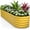 Cream Yellow, variant on Raised Garden Bed Kit, 4x2x1 ft Galvanized Planter Box Outdoor with Safety Edging, Large Metal Raised Beds for Gardening Vegetables Flower Herb (Classic Silver)