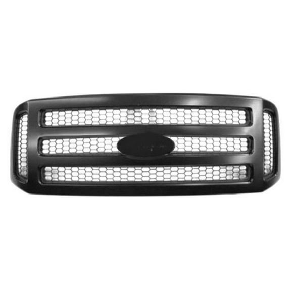 For Ford F-250/F-350/F-450/F-550 Super Duty 2005 06 2007 Grille | Black | FO1200457 | 5C3Z8200CAD