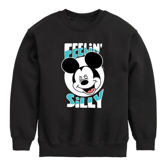 Mickey & Friends - Feelin Silly - Youth Crewneck Fleece Sweatshirt