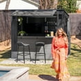 thumbnail image 5 of Suncast 8' x 7' Cabana Entertainment Storage Shed, All-Weather Outdoor Shelter, Gray, 5 of 13