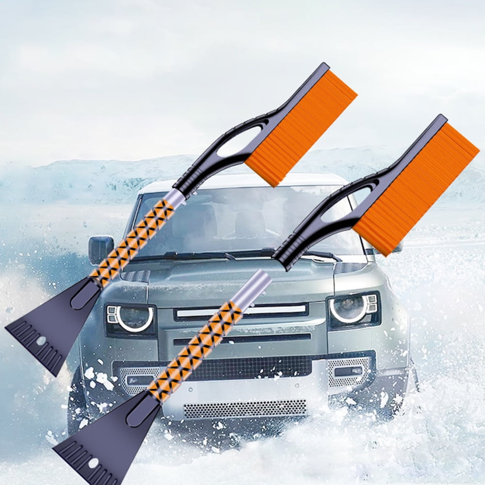 JIAING 31.5 Snow Brush for Car with Ice Scrapers for Windshield