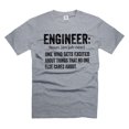 thumbnail image 5 of Funny Saying Shirt Men Funny Shirts Engineer Definition Shirt Engineer Gifts Engineer Birthday Tee (5X-Large Black), 5 of 6