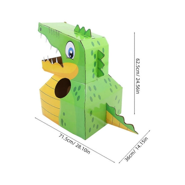 Kids Paper Craft Kits Cardboard Toy Children Outdoor Play Material Diy 1 Set