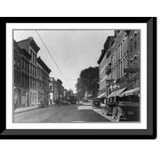 Historic Framed Print, [Ill. - Freeport - street scene], 17-7/8" x 21-7/8"