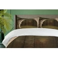 thumbnail image 4 of Ambesonne Gothic Duvet Cover Set, Retro Arch in Garden, 2-Calking, Green Beige, 4 of 7