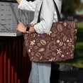thumbnail image 7 of Sigee Coffee and Flowers Print Extra Large Waterproof Beach Travel Bag with Zipper - Durable and Versatile for Vacation, Gym, and Daily Use, 7 of 7