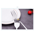 thumbnail image 1 of 48 Pieces Dinner Forks Set 7.1 Inch Silver Stainless Steel Dinner Forks, Forks Silverware, Forks for Home, Kitchen, 1 of 5
