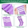 thumbnail image 3 of Hengguang ﻿6 Pairs Kids Soccer Socks, Kids Breathable Baseball Socks for Boys & Girls, Youth Sports Socks for Running, Training, Rugby, Hockey, 3 of 7
