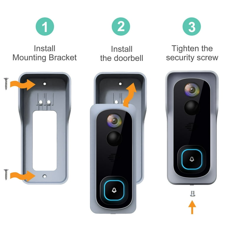 XTU J9 1080P wireless Video Doorbell with chime – XTUCAM
