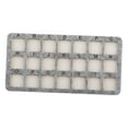 thumbnail image 3 of Tapete para cuentas con bandeja para cuentas de rejilla de 21 rejillas, superficie suave y rectangular, almohadilla para cuentas Gris, 3 of 9