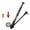 02, variant on 300Psi Bicycle Front Fork High-Pressure Pump Mountain Bike Rear Gall Shock Pump