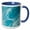 Blue/White, variant on 3drose, Ak, Inside Passage, Natural Patterns in Glacial Ice - Us02 Tdr0094 - Trish Drury, 11oz Two-tone Red Mug