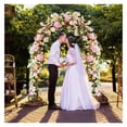 thumbnail image 6 of Gothic Rose Arch, 8.3ft Garden Trellis - Black Steel Plant Support for Climbing Vines, Flowers & Wedding Decor, 6 of 9