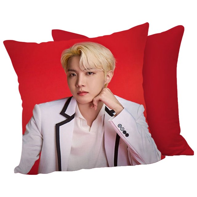Tmdbyx Kpop Bts Butter Pillow Cover Home Style Jin\Suga\J-Hope\Rm\Jimin\V\Jung Kook Single Double Sided Printing Sofa Pillow Case huangjie unisex