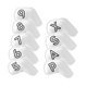 thumbnail image 4 of 9 fundas para cabezas de palos de golf, protector de regalo para golfistas, ligeras, creativas y de primera calidad. Blanco, 4 of 9