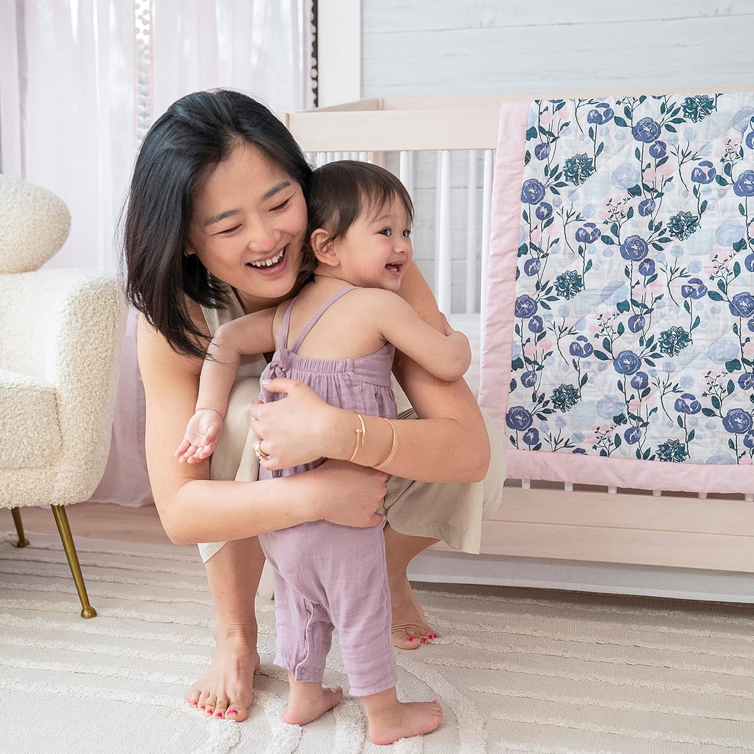 aden + anais Flowers Bloom Crib Set 1 ea