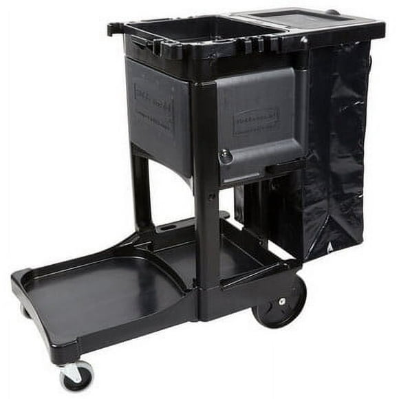 Rubbermaid Executive Janitor Cart with Locking Cabinet
