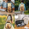 thumbnail image 3 of Yspwyqan Backpack Set Kids Boys, Sunflower Highland Cow 4 Piece Backpack and Lunchbox Set with Pencil Case, 17 Inch Lightweight Padded Straps Daypack for Middle High School Travel, 3 of 7