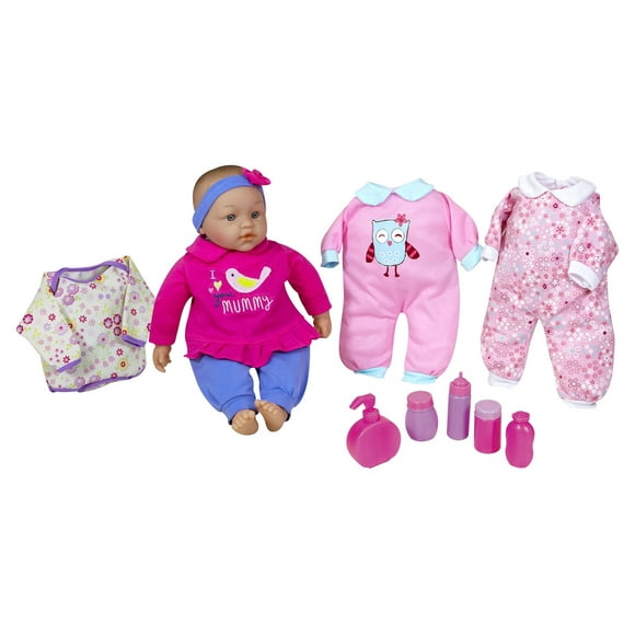 Lissi Ensemble de Poupée 15 Pouces avec Vêtements et Accessoires Supplémentaires Jouet de Rôle