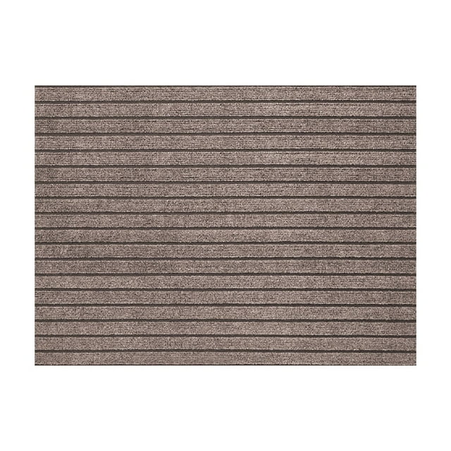 Tapis de Sol pour la Maison, Tapis de Porte d'Entrée Contract Polyester Tapis de Porte Couleur Unie Rayé Durable Tapis d'Entrée Maison Découpable Élégant et Durable Tapis de Porte d'Entrée
