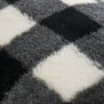 thumbnail image 7 of Dearfoams Black and White Buffalo Check Plush Backrest Pillow, 19" x 21" x 13", 7 of 7