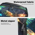 thumbnail image 4 of Fireflies Travel Organizer Hard Drive Bags Cable Organizer Multi USB Cable Organizer Oxford Cloth Waterproof Electronics Storage Bag 5.9x9.44x3.14 in, 4 of 6