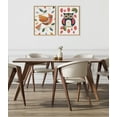 thumbnail image 6 of Kate and Laurel Sylvie Cardinal with Fall Leaves Framed Canvas Wall Art by Carey Copeland, 18x24 Natural, MId-Century Fall Colors Animal Decor, 6 of 6