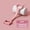 pink, variant on 8-shaped fitness resistance band, pull-up device, full body exercise, suitable for physical therapy, yoga, Pilates, stretching
