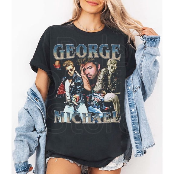 George Michael T-Shirt, Music Inspired Tee, Vintage Style Shirt, Graphic Tee, Gift for Music Lovers