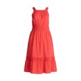thumbnail image 4 of Time and Tru Women's and Women’s Plus Sleeveless Midi Dress, Sizes XS-4X, 4 of 4