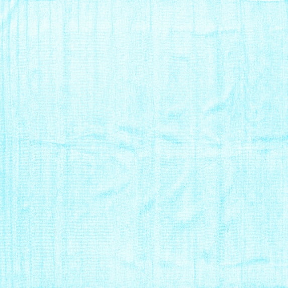 Ahgly Company Indoor Square Solid Light Blue Modern Area Rugs, 6' Square