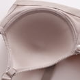 thumbnail image 5 of Front Closure Bras for Womens Bras Front Snaps Seniors Snap Front Bra Older Women Comfort Everyday Bras (Coffee), 5 of 7