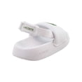 thumbnail image 3 of Lacoste Serve Slide 1.0 Toddlers' Sandals White/Green 747cui0002-082, 3 of 6