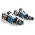 thumbnail image 6 of Patriotic Shoes Horse American flag Print Sneakers Lightweight Comfortable Running Shoes for Men Women White Size 7, 6 of 7