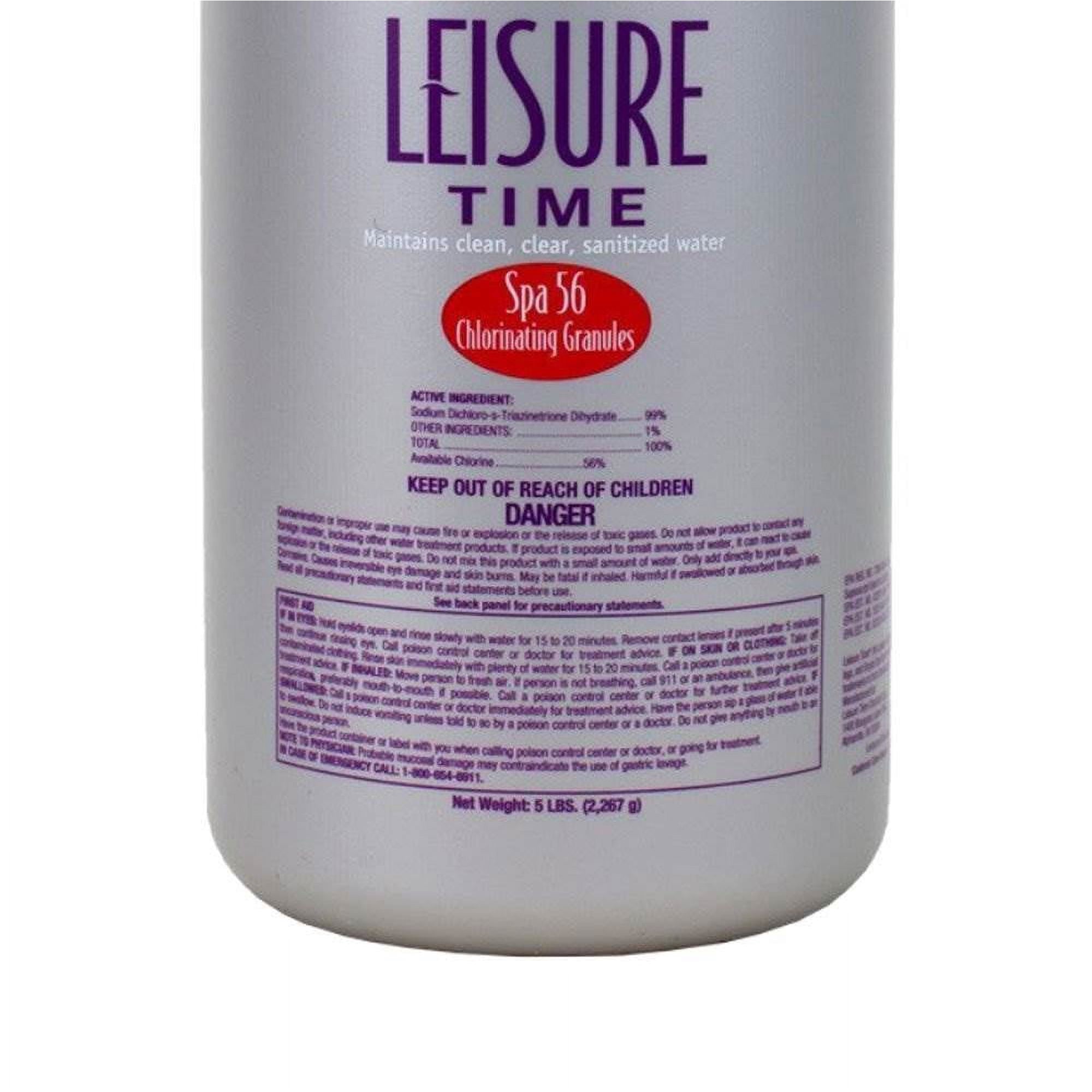 Leisure Time E5 Spa 56 Chlorinating Granules, 5 Pound