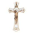 thumbnail image 3 of Jeweled Cross JC-3245-L Wedding Holy Mass Crucifix - White, 3 of 3