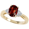 thumbnail image 2 of Tommaso Design� Genuine Garnet Ring, 2 of 9