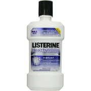 Listerine Healthy White Anticavity Mouthrinse, 32 oz (Pack of 2)
